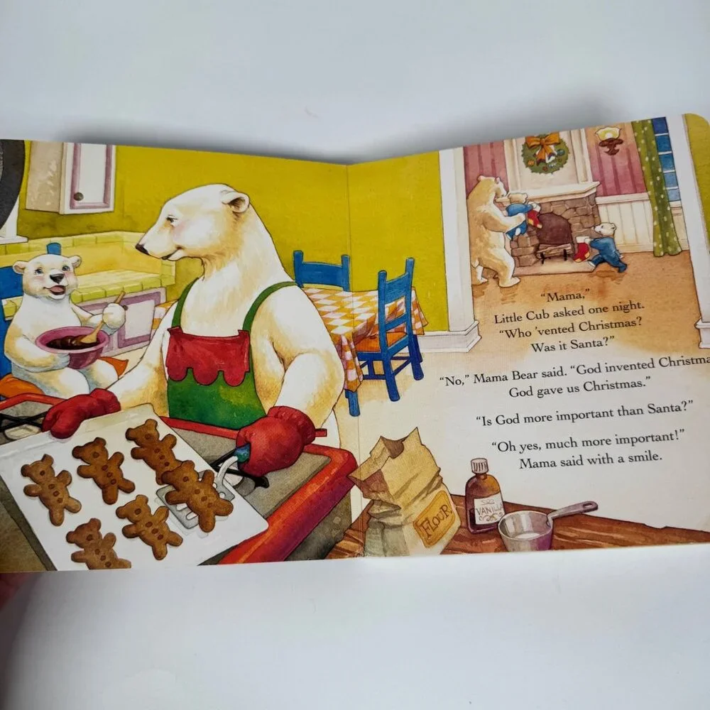 Lot 2 Christmas Board Books God Gave Us Christmas + The Story of‎ Christmas Kids